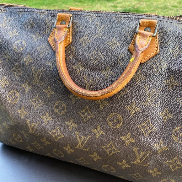 Louis Vuitton monogram speedy 40 satchel bag - Picture 2 of 8